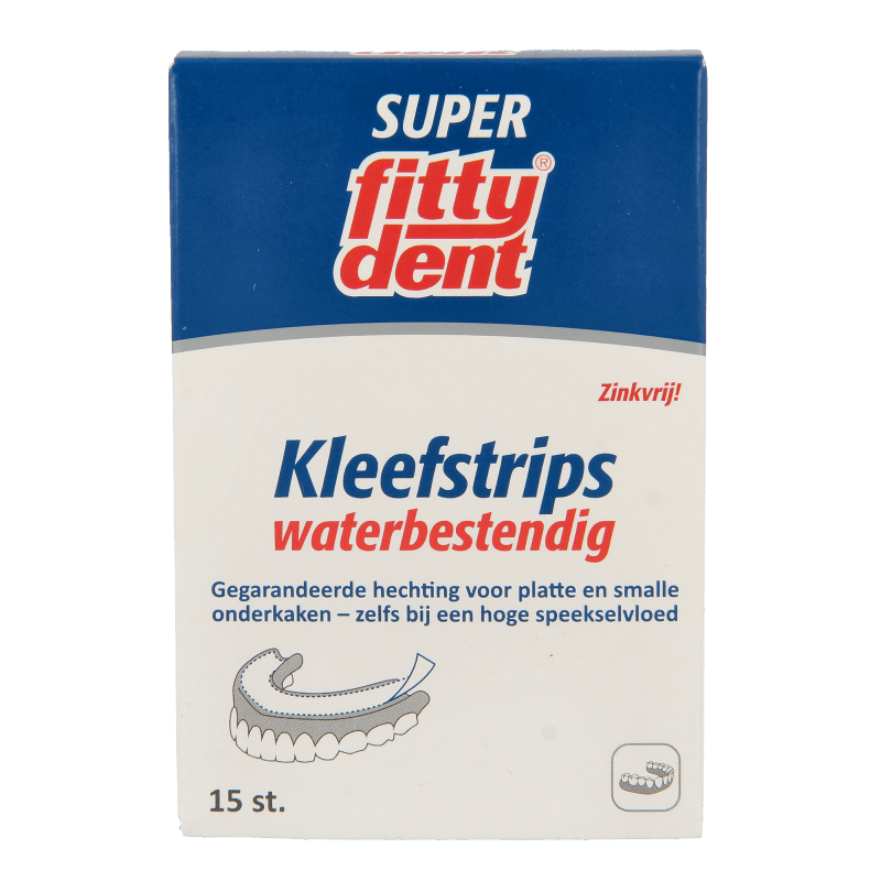 Fittydent Kleefstrips voor Kunstgebit
