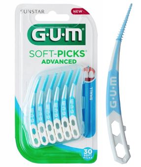 GUM SOFT-PICKS Advanced Small – 30 Stuks met Reisdoosje