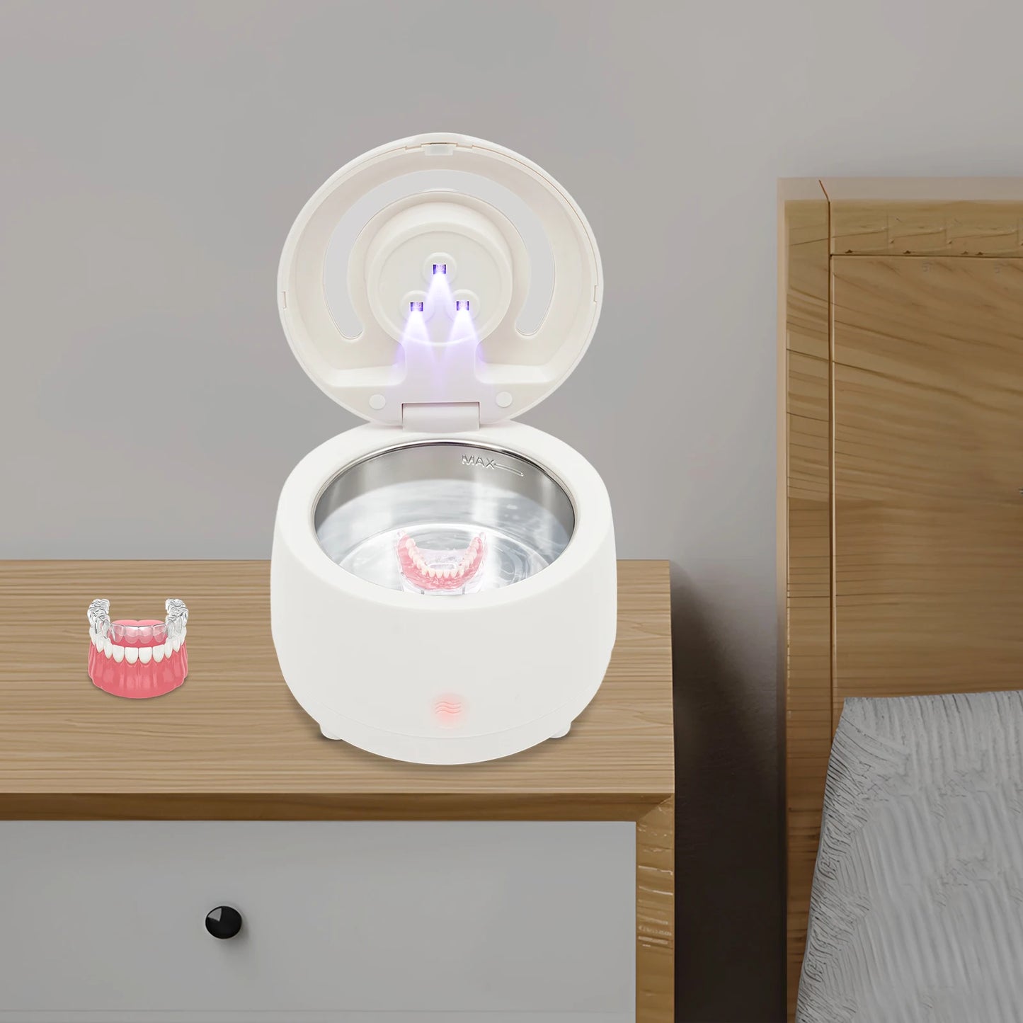 Ultrasoonreiniger voor Kunstgebit – Compact Tafelmodel